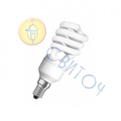 Лампа OSRAM Duluxstar Mini Twist 15W/840 220-240V E14 компактная люминесцентная (4052899916197)