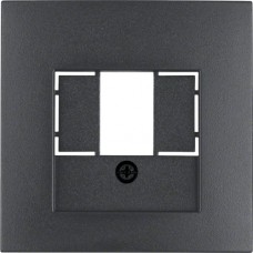 Накладка Berker для розеток для громкоговорителей, USB-розеток, антрацит B.х (10331606)