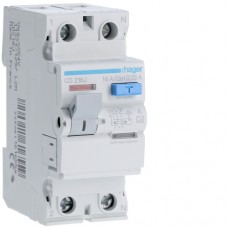 Устройство защитного отключения Hager 2P 16 A, 30 mA, A, 2м (CD216J)