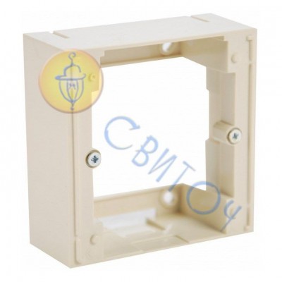 Адаптер Hager внешней установки 1-кратный основной сл./кость FIORENA (22012103)