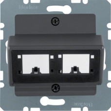 Накладка Berker для 1 або 2 єдиних модулів RDM, антрацит B. х / К 1 (14721606)