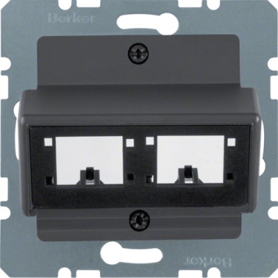 Накладка Berker для 1 або 2 єдиних модулів RDM, антрацит B. х / К 1 (14721606)