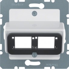 Накладка Berker для двойного модуля RDM, пол.белизна S.1/K.1/ARSYS (146109)