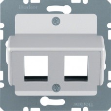 Накладка Berker для модулей AMP, алюминий B.х / K.1 (14631404)