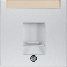 Накладка Berker для супортів під модуль RJ12/RJ45, алюміній B. х (11701404)