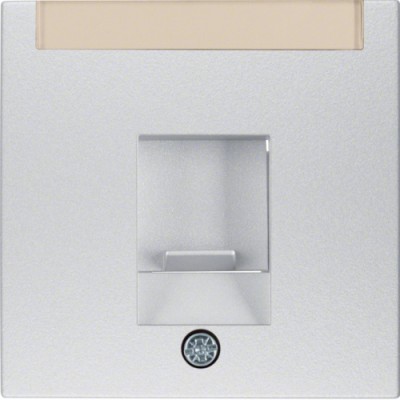 Накладка Berker для супортів під модуль RJ12/RJ45, алюміній B. х (11701404)