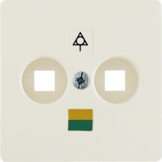 Накладка Berker розекти вирівнювання потенціалів, біла S. 1 (140302)