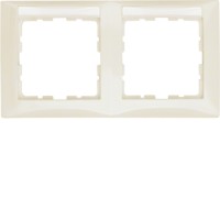 Рамка Berker з полем д/надпису біла 2-кратна горизонтальна S. 1 (10228912)