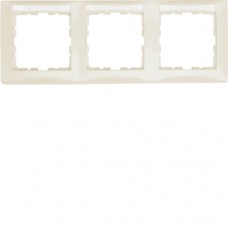 Рамка Berker з полем д/надпису біла 3-кратна горизонтальна S. 1 (10238912)