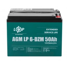Тяговий свинцево-кислотний аккумулятор Logic Power LP 6-DZM-50 Ah