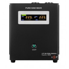 ДБЖ LogicPower LPY-W-PSW-2500VA+ (1800Вт) 10A/20A з правильною синусоїдою 24V (LP10342)