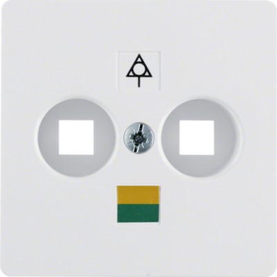 Накладка Berker розекти вирівнювання потенціалів, підлогу.білизна S. 1 (140309)