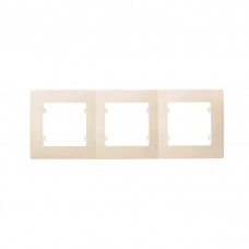 32010703 Рамка 3-на Lillium Natural Kare/Крем Makel