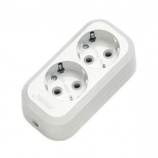 MGP111 Колодка 2 гнізда з заземленням Makel