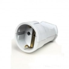 10003 Штепсельне гнездо с заземлением БЕЛ е Makel