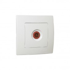 32001027 Розетка ТВ концевая Lillium Natural Kare/белая Makel