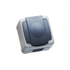 36064029 Розетка с заземлением и крышкой IP55 плюс Makel