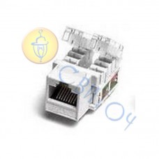 Разьем компьютерный Hager неэкранированный KeyStone RJ-45 UTP, 6 категории (11014620)