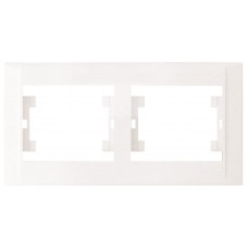 42001702 Рамка 2-на горизонтальная Defne/белая Makel