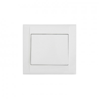 Виключатель Makel 1-клавишный Defne/Белый (42001001)