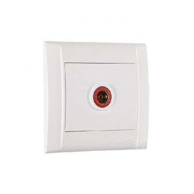 42001027 Розетка ТВ концевая Defne/белая Makel