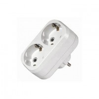 10031 Розгалужувач на 2 гнізда з заземленням Makel