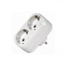 10031 Розгалужувач на 2 гнезда с заземлением Makel