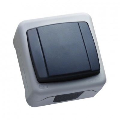 36064005 Выключатель 1-клавишный проходной IP55 плюс Makel