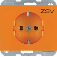 Розетка Berker з з/к, помаранчева, 16А/250В K. 1 (47157014)