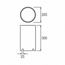 AQUALED2XL pre-recessed tube монтажний бокс Osram (4008321850522)