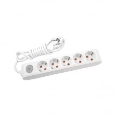 90118503 Удлинитель 5/3м с/заземл.и кнопкою Viko Multi-let