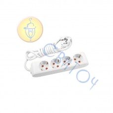 90114402 Удлинитель 4/2м с/заземл.Viko Multi-let