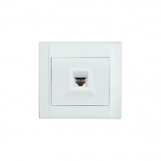 42001014 Розетка TF ЄВРО Defne/белая Makel