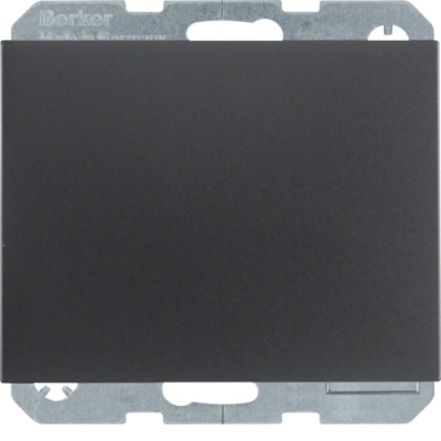 Розетка Berker с з/к, крышка, защ.контактов, антрацит, 16А/250В K.1 (47517206)