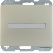 Розетка Berker с з/к, крышка, защист.конт., полем д / надп., нерж.сталь, 16А/250В K.5 (47527204)
