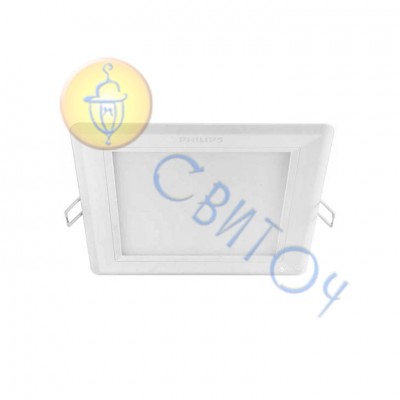 59514 Philips Slimlit 140 SQ 12W 4000K квадратный встраиваемый (915005187301)