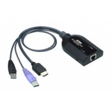 KA7188 КВМ-адаптер USB, HDMI c поддержкой Virtual Media (поддержка считывателя карт общего доступа и извлечения звука) 