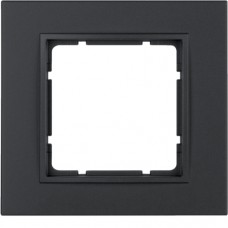 Рамка Berker 1Х пластиковыйя цвета антрацит B.7 (10116626)