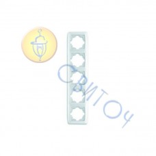 90571005 Рамка 5-я верт. белая CARMEN Vi-Ko