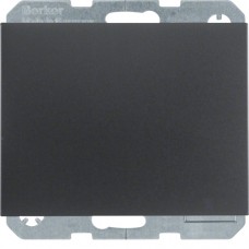 Розетка Berker с центр.з/к, крышка, защ.котнтактов, антрацит, 16А/250В K.1 (6765777106)