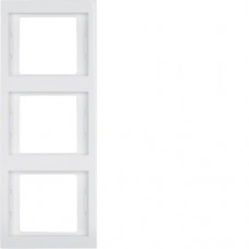 Рамка Berker 3Х пол.белизна, вертикальная, K.1 (13337009)