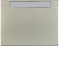 Клавиша Berker 1Х с полем д/надписи, нержавеющая сталь, K.5 (14267004)