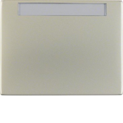 Клавіша Berker 1Х з полем д/надпису, нержавіюча сталь, K. 5 (14267004)