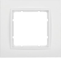 Рамка Berker 1Х пластиковыйя кольору підлогу.білизна B. 7 (10116919)
