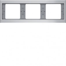 Рамка Berker 3Х горизонтальнаяя, алюміній, K. 5 (13737003)