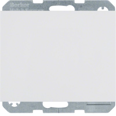 Розетка Berker с з/к, крышка, защ.контактов, пол.белизна, 16А/250В K.1 (47517109)