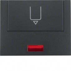 Накладка Berker для карточного выключателя для отелей с линзой, антрацит, K.1 (16417106)