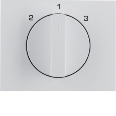 Центр.панель Berker для 3-уровн.вимикача без 0-розташ., стать. білизна, К. 1 (10887109)