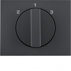 Центр.панель Berker для 3-уровн.выключателя без 0-полож., антрацит, к.1 (10887106)