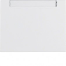 Клавиша Berker 1Х с полем д/надписи, пол.белизна, K.1 (14267009)